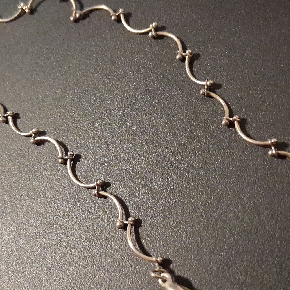 Sterling Silver Ball Bearing Earrings & Bracelet Jewelry Set. - Picture 8 of 8